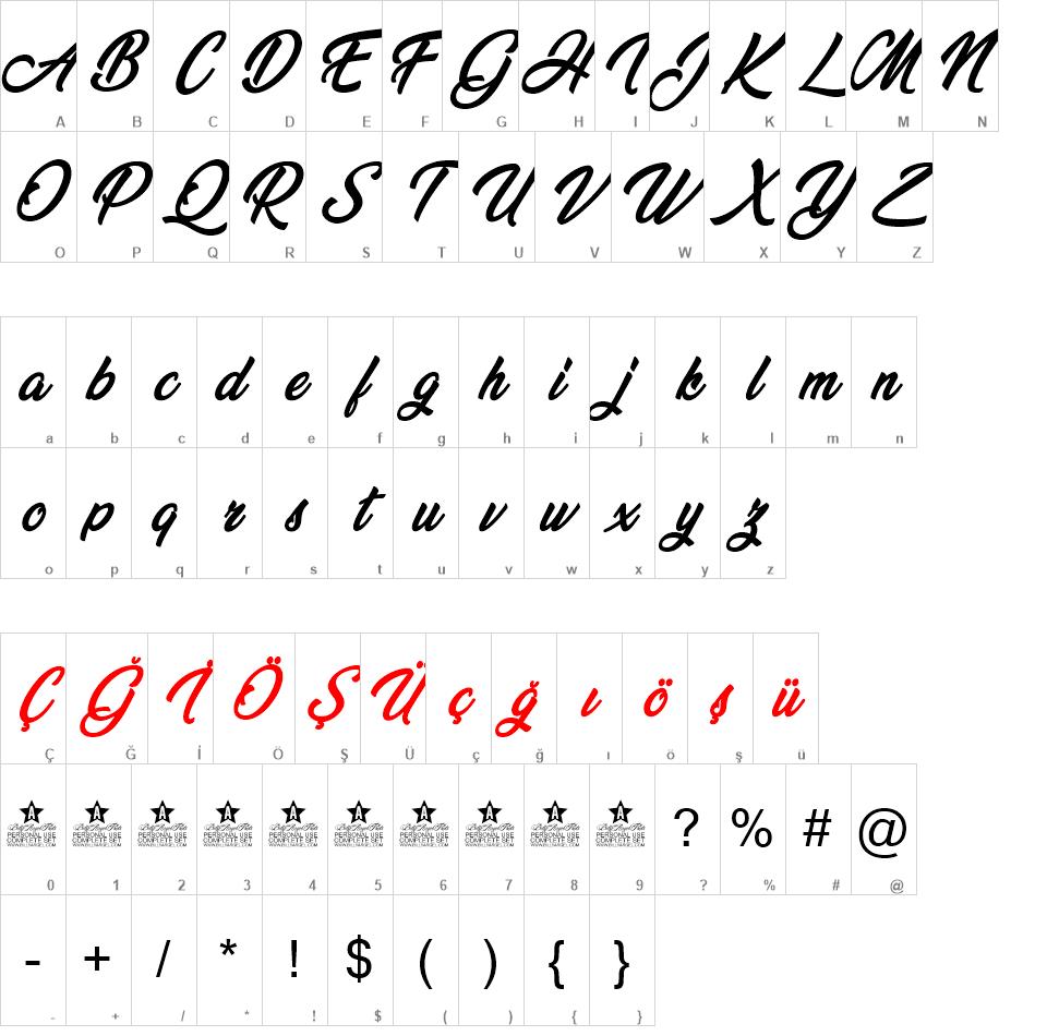 vegan style font
